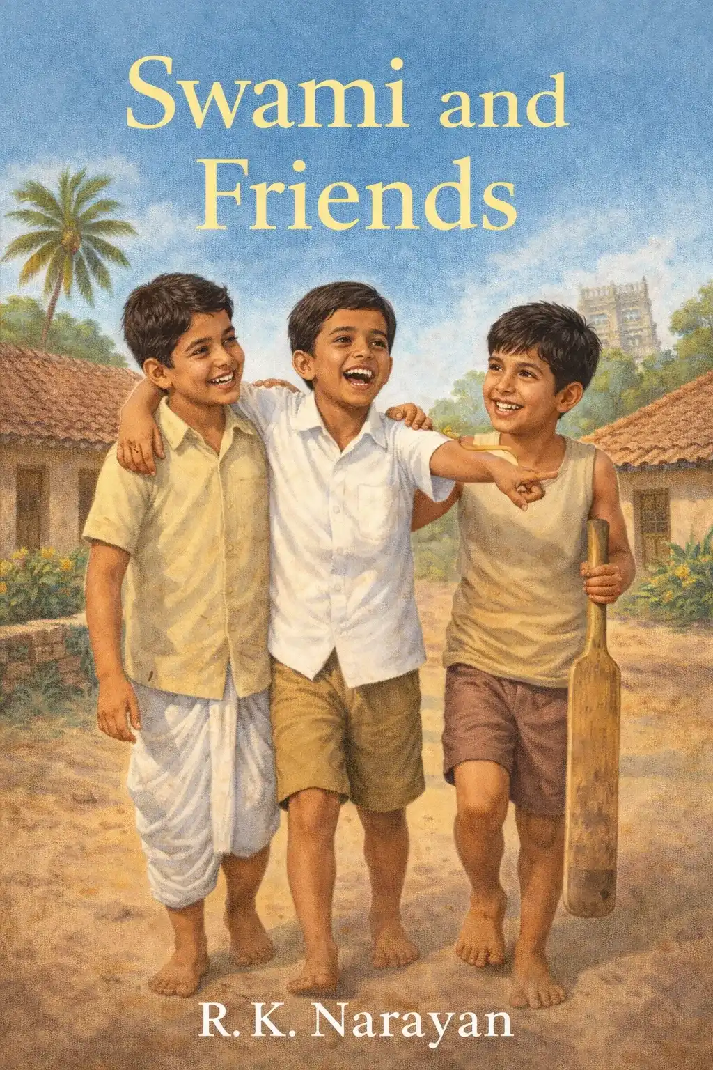 swami and friends book cover by r.k narayan